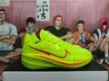 Nike GT Cut 3 Basketball Shoes, Neon Green and Red