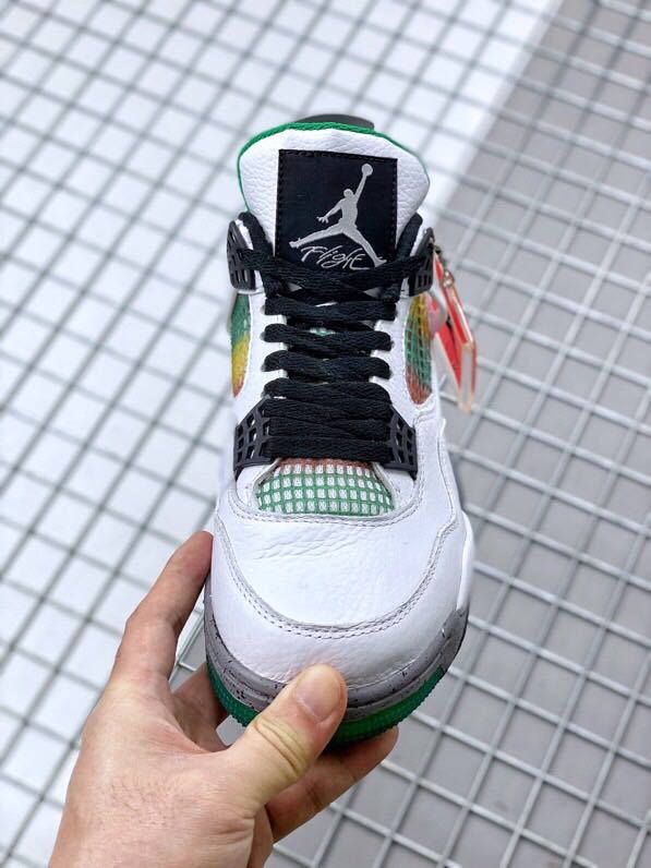 Jordan Air Jordan 4 Do the Right Thing White Green Sneakers