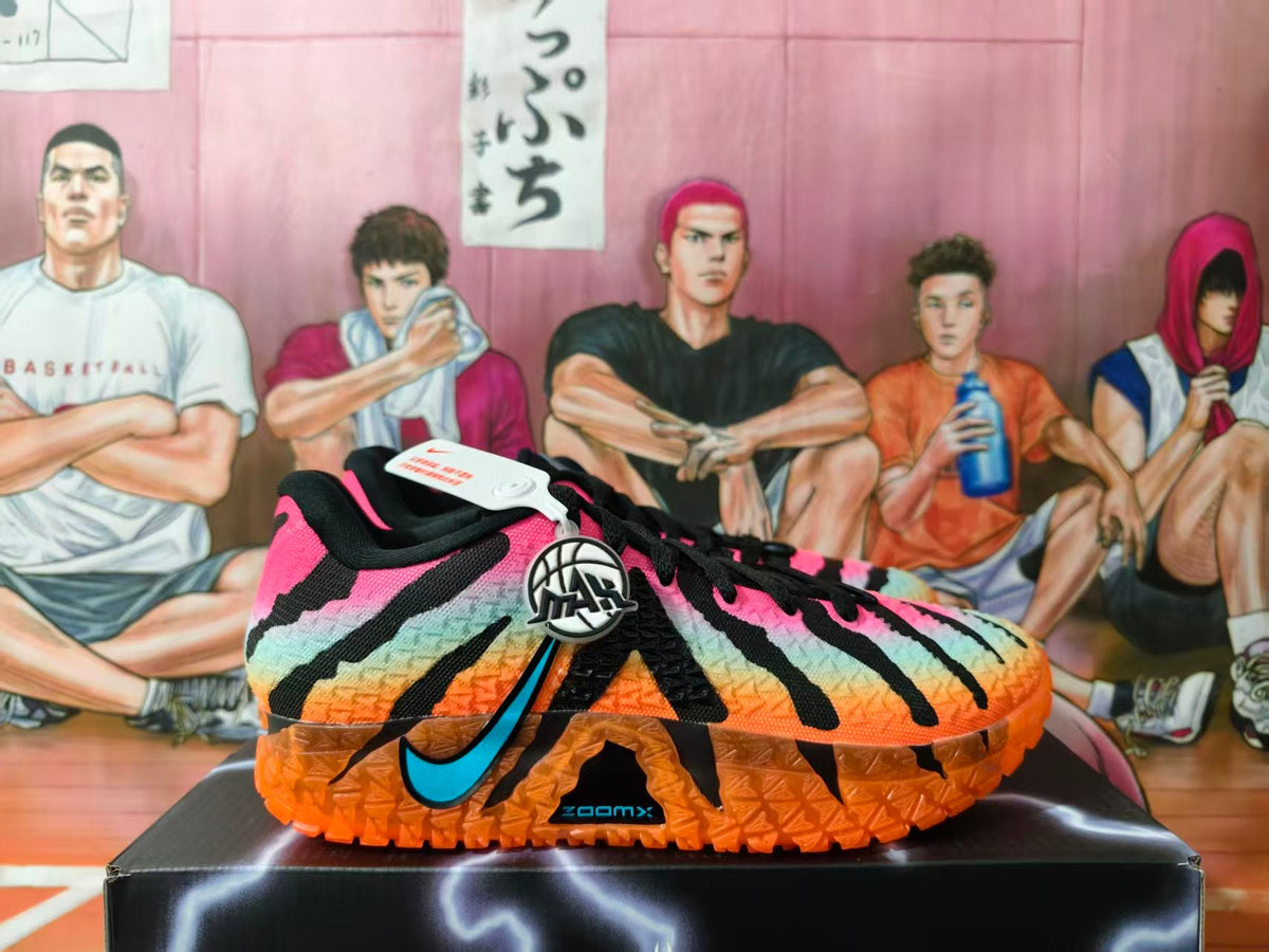 Nike ZoomX Basketball Shoes in Black, Pink and Orange