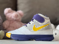Nike Kobe 2 Kids Basketball Sneakers White Purple Yellow