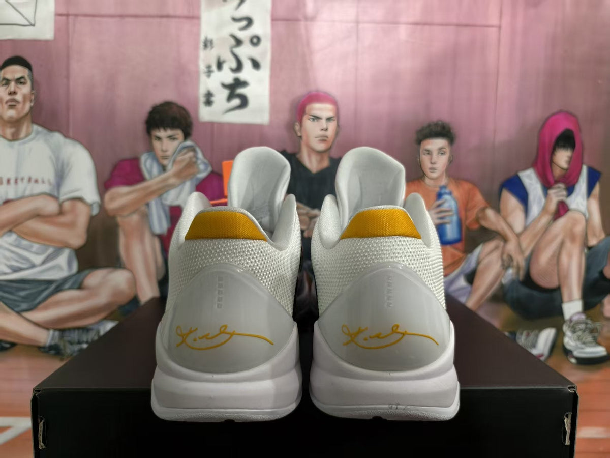 Nike Kobe Bruce Lee Basketball Sneakers White Black
