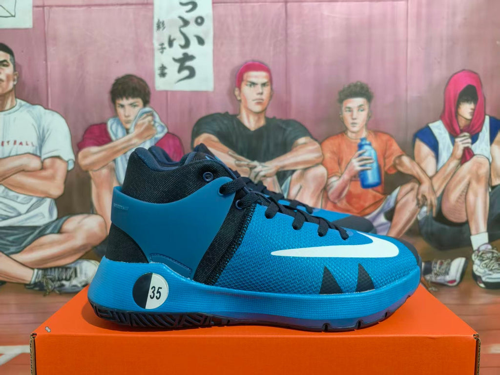 Nike KD Basketball Shoes in Blue and Black