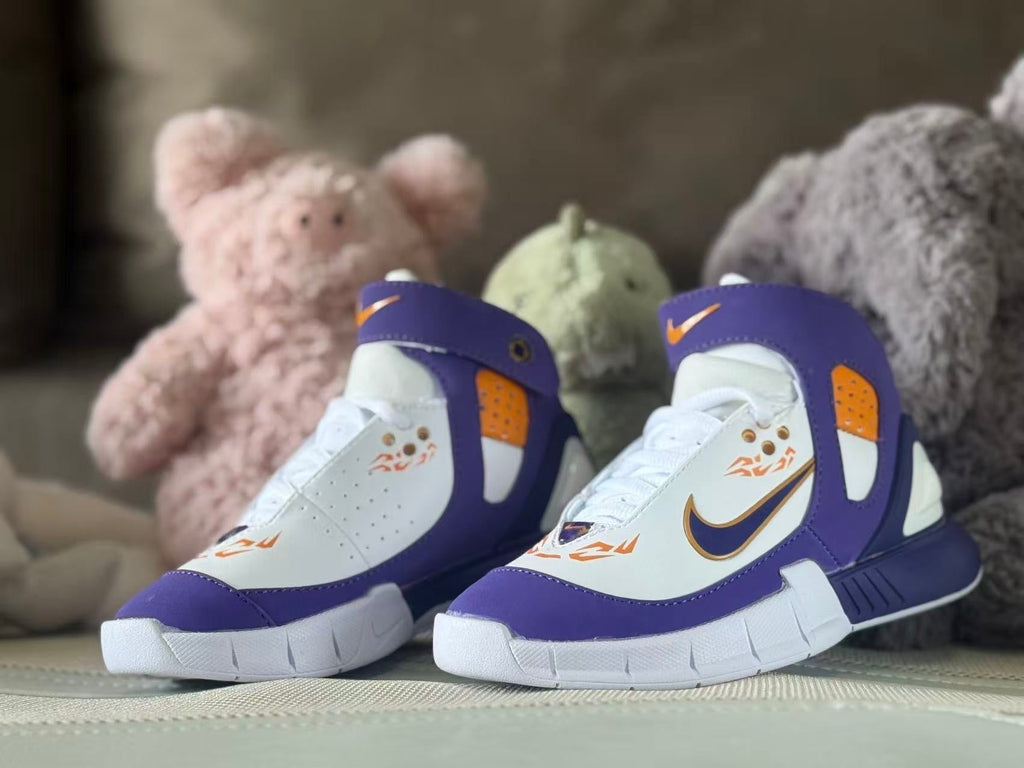 Kobe 2K5 Kids Sneakers Purple White Orange