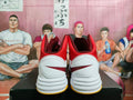 Nike Red White High-Top Basketball Shoes