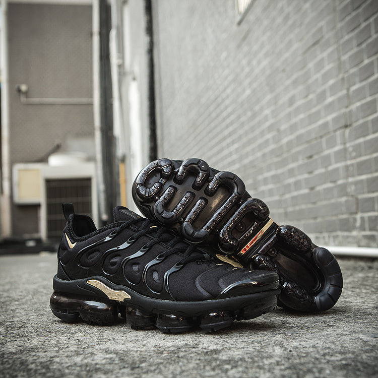Nike Air Max Plus TN-11 Black and Gold Sneakers
