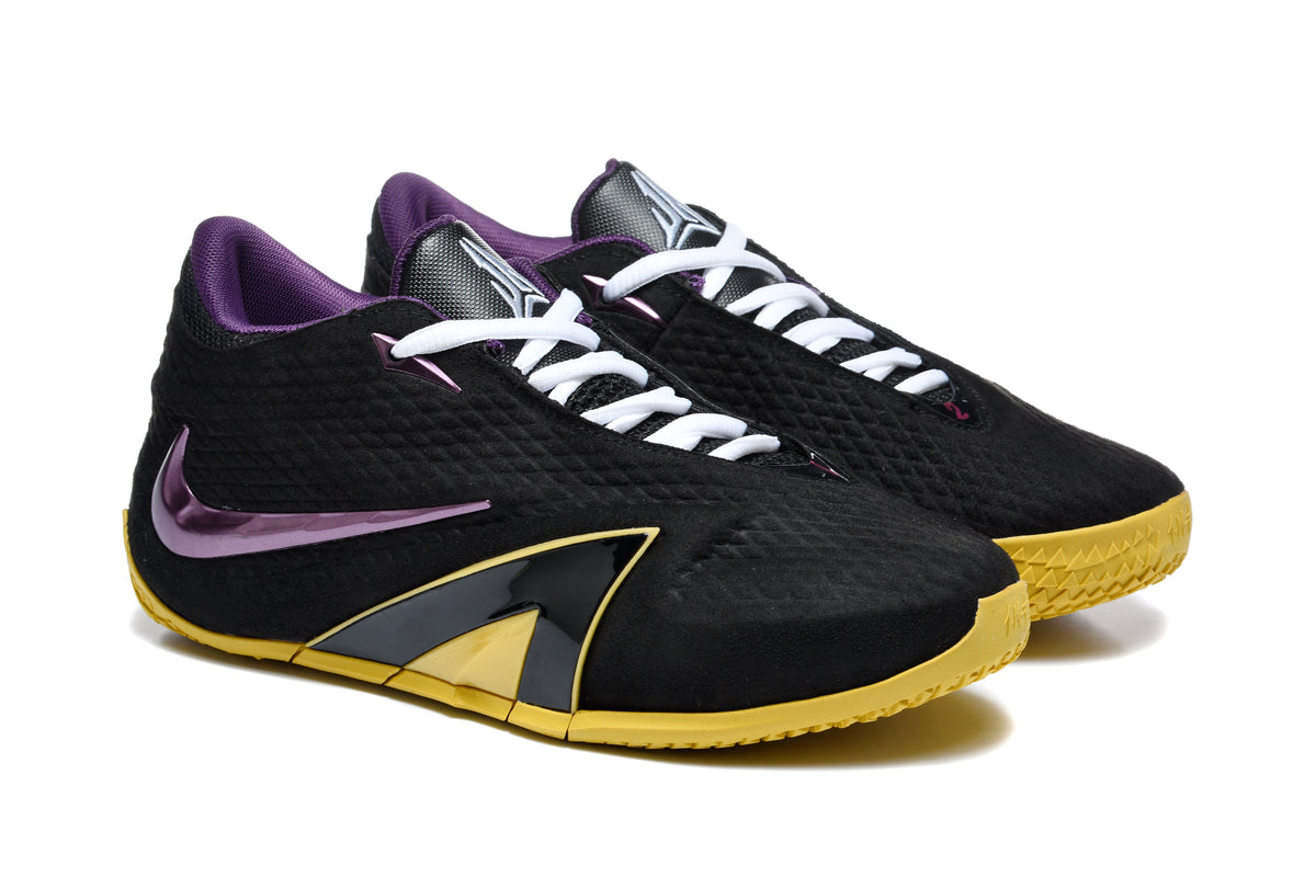Nike Kobe 8 Basketball Shoes Black Gold Purple