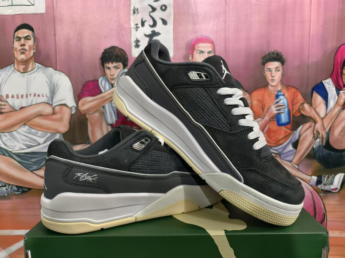 Jordan Low-Top Sneakers Gray Black White