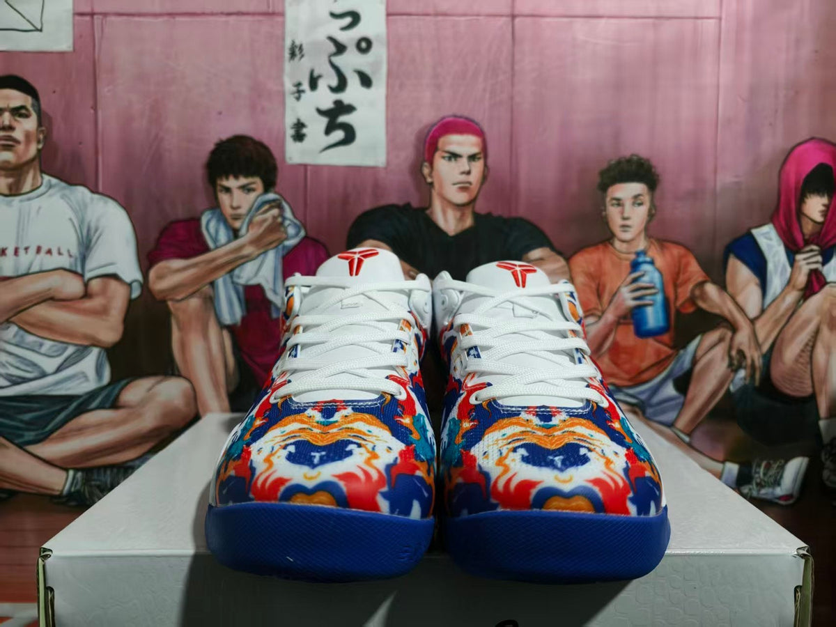Nike Basketball Sneakers Blue White Multicolor