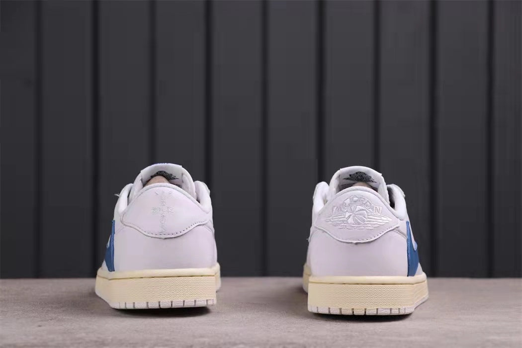 Jordan Air Jordan 1 Low Travis Scott White Blue DM3277-100