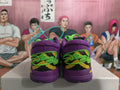Nike Basketball Sneakers Purple Green