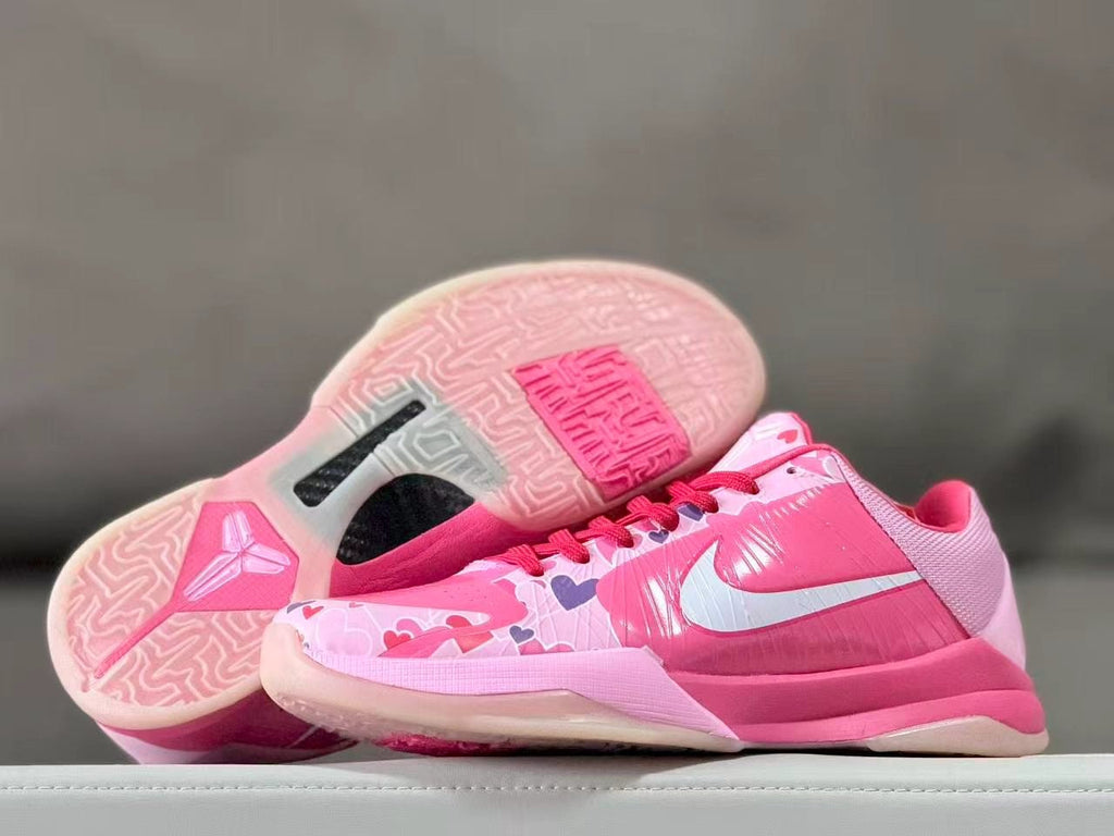 Nike Kobe 5 Brunson PE Pink Basketball Shoes