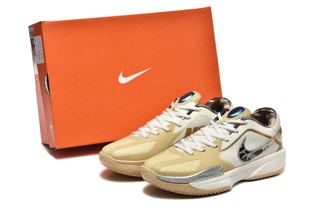 Nike HM3700-291 Basketball Sneakers Khaki/White