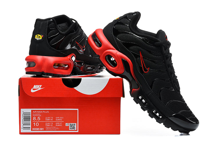 Nike Air Max Plus Black and Red Sneakers