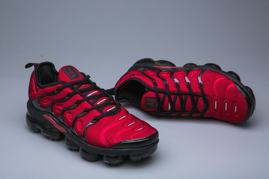 Nike Air Max Plus TN Red and Black Sneakers