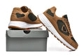 Prada Brown and Black Low-Top Sneakers