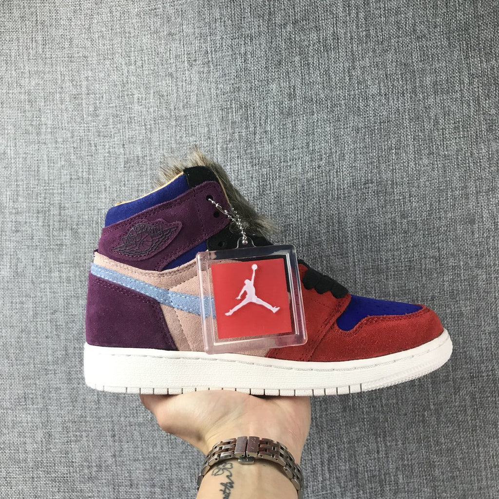 Air Jordan 1 Retro High OG GG Sneakers Red Multicolor