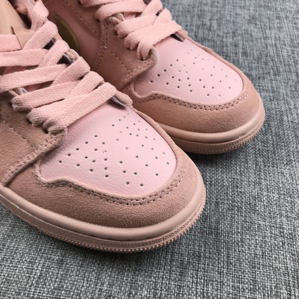 Jordan Air Jordan 1 Mid SE Pink Olive Sneakers 852542-600