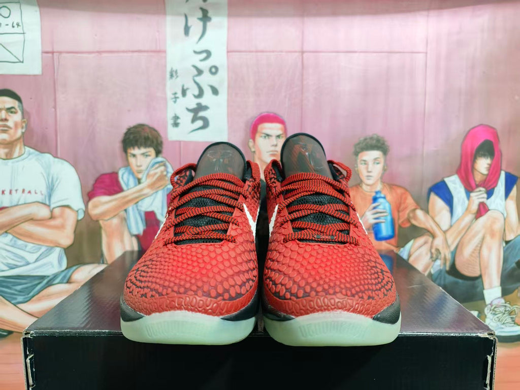 Nike Zoom Black and Red Basketball Sneakers