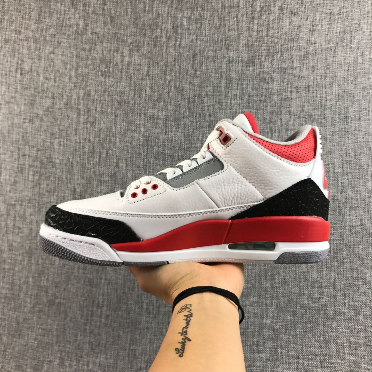 Jordan Air Jordan 3 White Red Black Sneakers