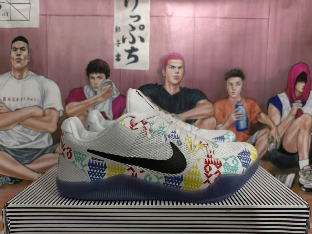 Nike Kobe Basketball Shoes White Multicolor
