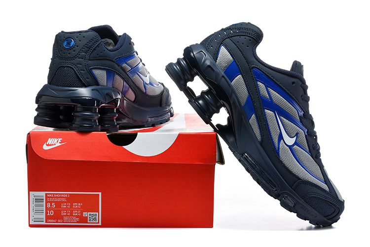 Nike Shox Ride 2 Sneakers in Navy and Blue