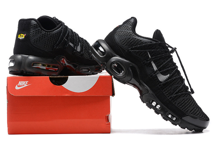 Nike Air Max Plus Black Mesh Sneakers