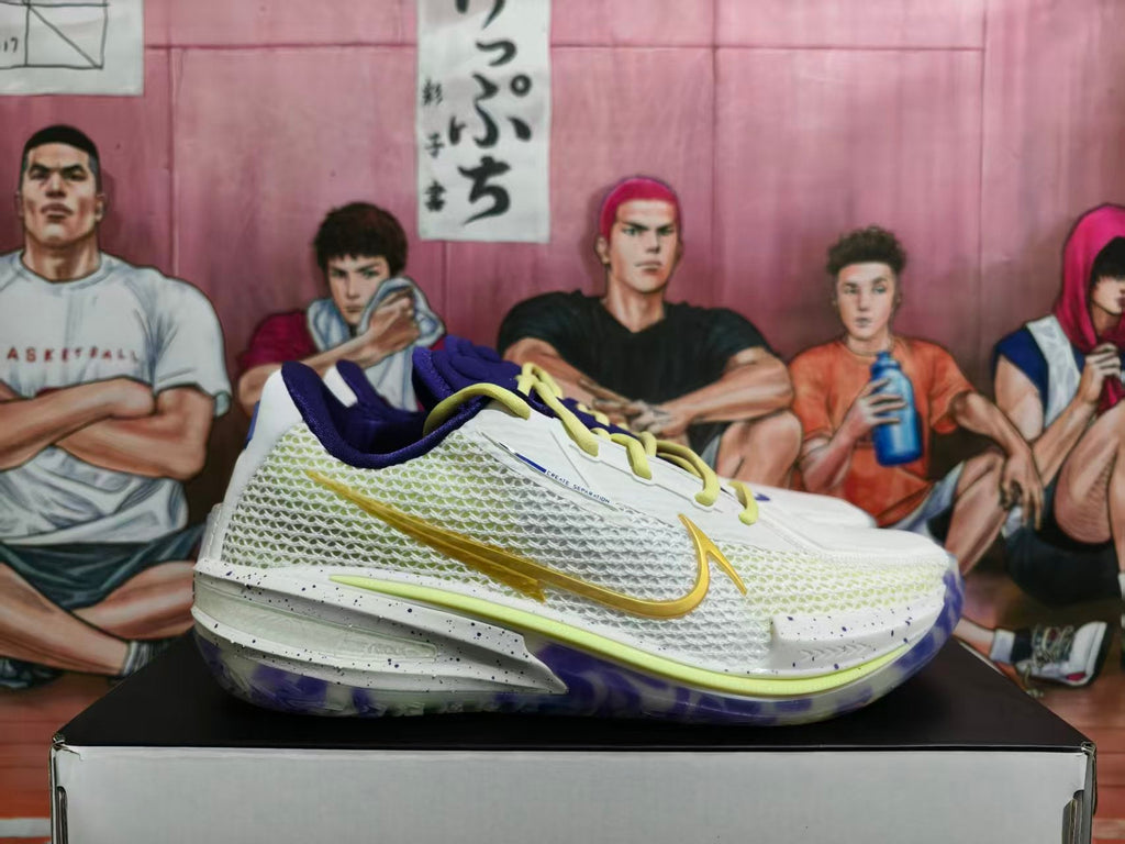 Nike Ariza PE Basketball Sneakers White Purple