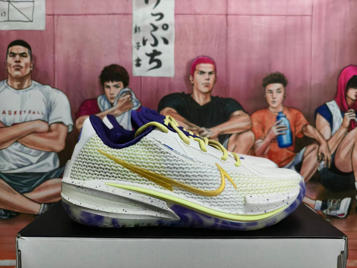 Nike Ariza PE Basketball Sneakers White Purple