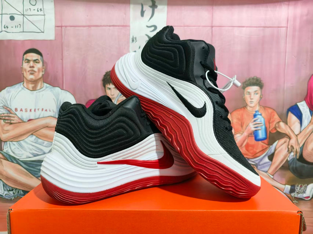 Nike Basketball Sneakers Black White Red