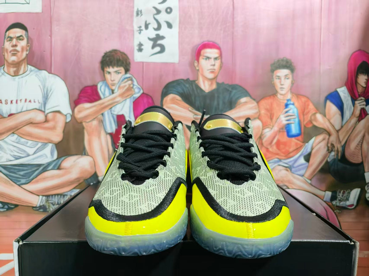 Nike Basketball Shoes in Yellow, Black and Pale Green
