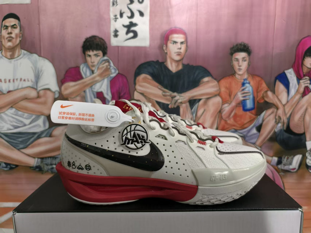 Nike Basketball Shoes in White, Black and Red