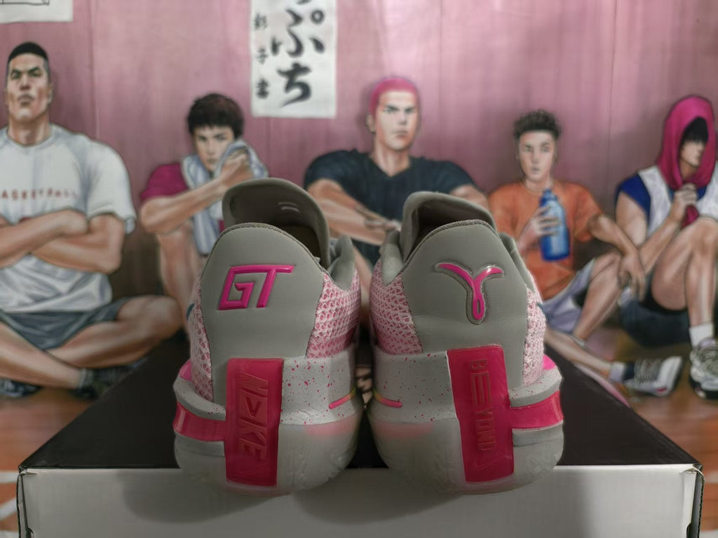 Nike GT Basketball Sneakers Gray and Pink