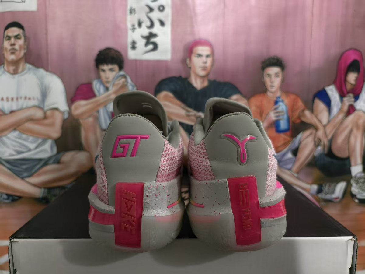 Nike GT Basketball Sneakers Gray and Pink