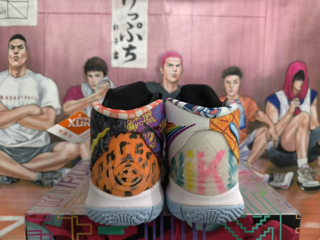 Nike Colorful Basketball Sneakers Pineapple Style