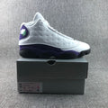 Air Jordan 13 Lakers White and Purple Sneakers