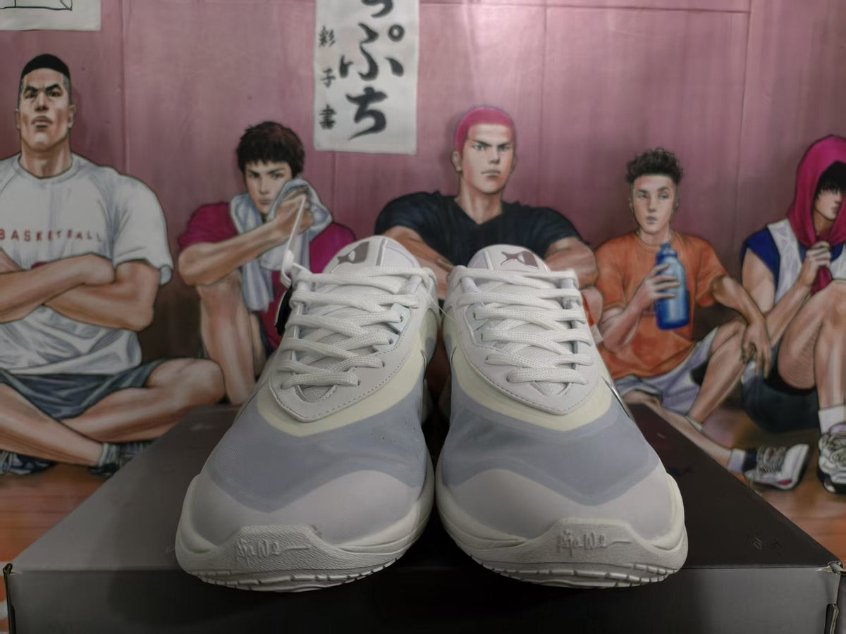 Nike Air Basketball Sneakers White and Grey