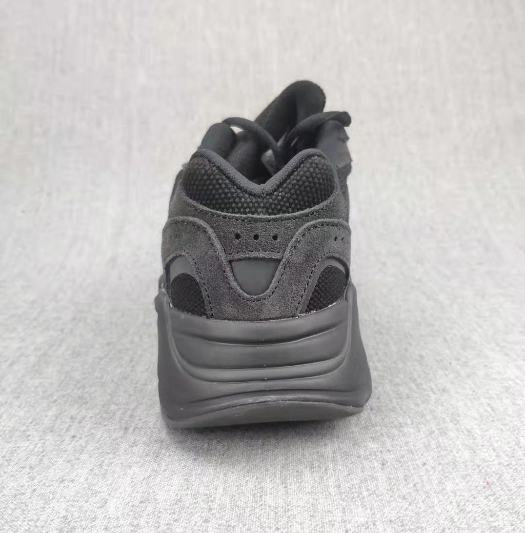 700 V2 Sneakers in Charcoal Black and Gray