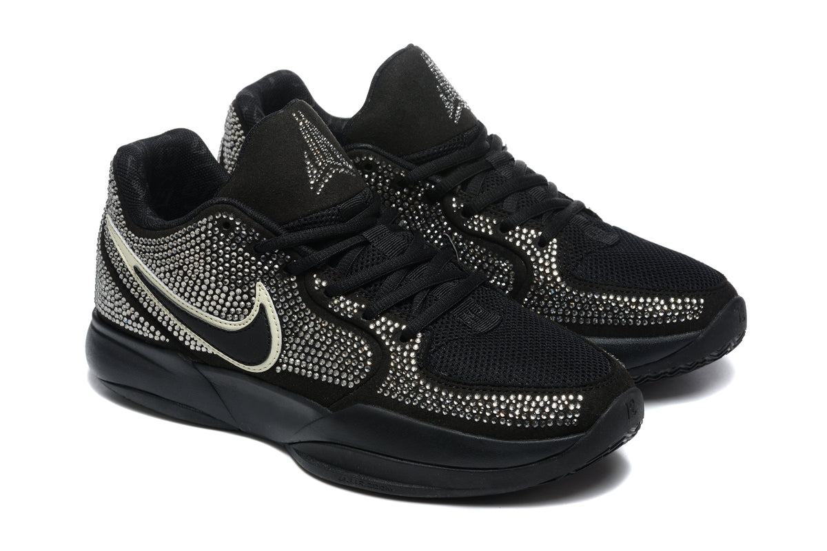 Nike 883 Black Rhinestone Basketball Sneakers