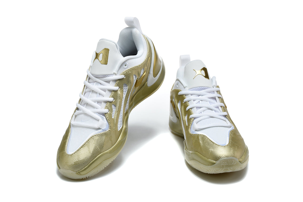 Nike 511-2 Basketball Sneakers White and Gold