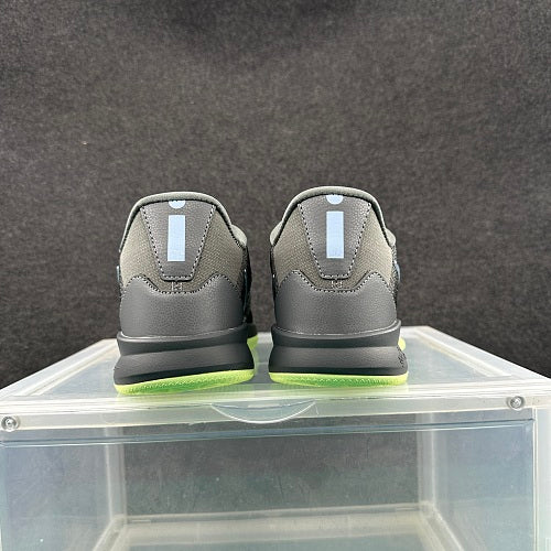 Nike Black and Green Basketball Sneakers