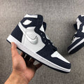 Air Jordan 1 Co.JP High Sneakers White Navy Silver DC1788-100