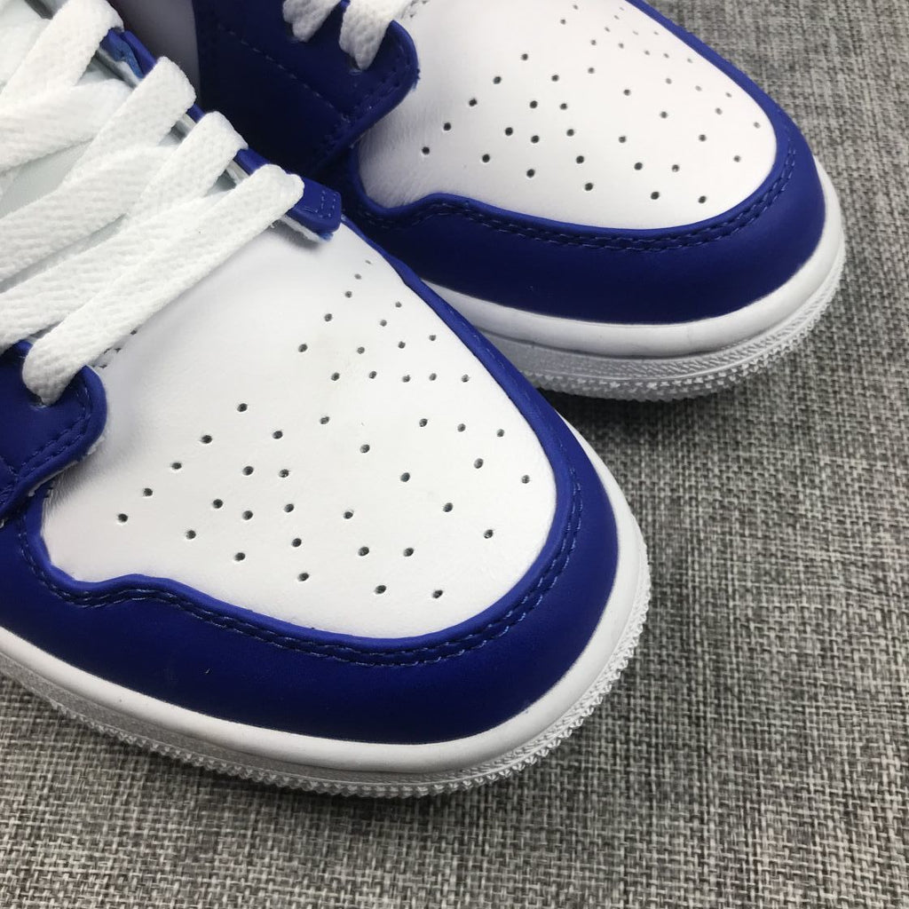Jordan Air 1 Mid Blue Pink Sneakers 554724-451