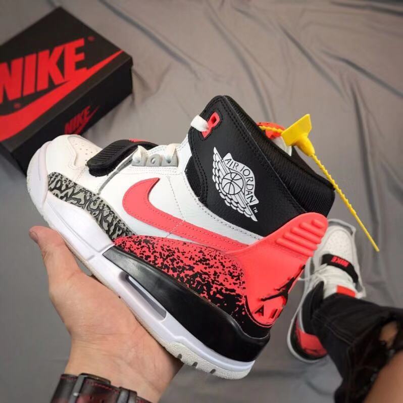 Air Jordan Legacy 312 White Black Red Sneakers