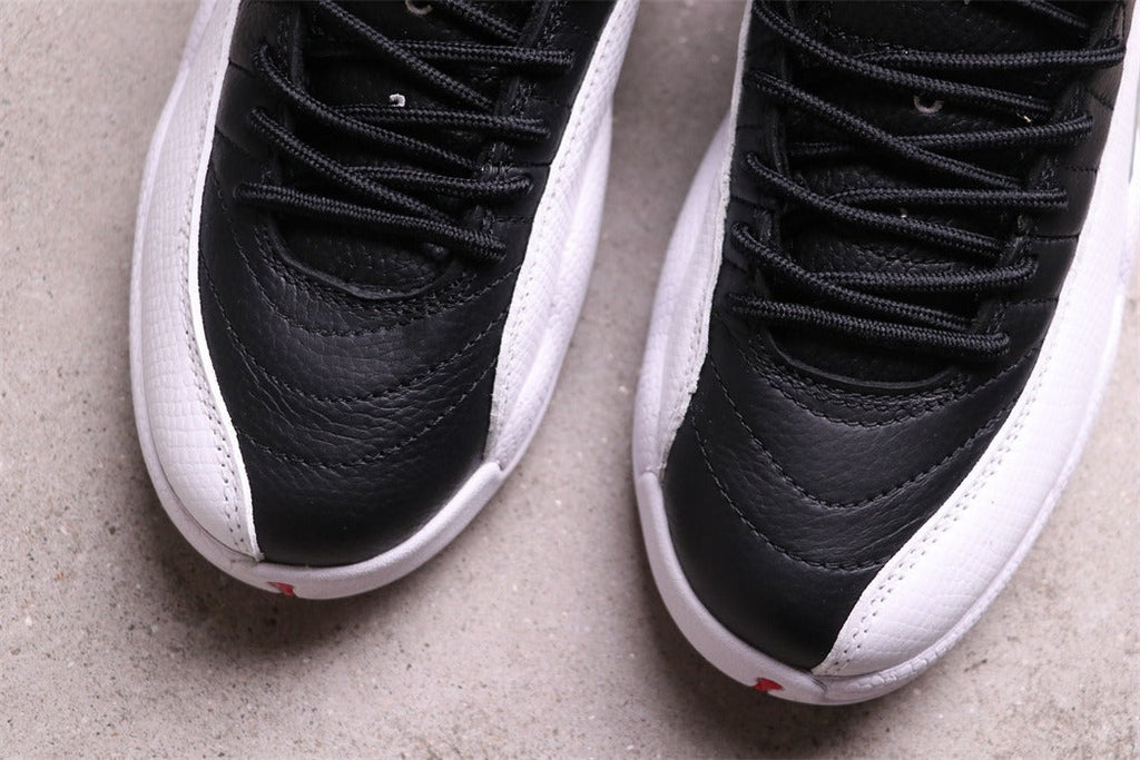 Jordan Air Jordan 12 Reverse Taxi Sneakers Black White 130690-001