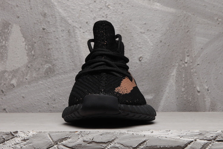 Yeezy 350 V2 Black Peach Stripe Sneakers