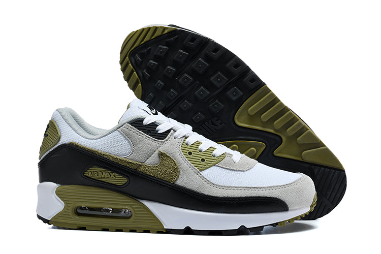 Nike Air Max 90 QS Sneakers in White, Black and Olive