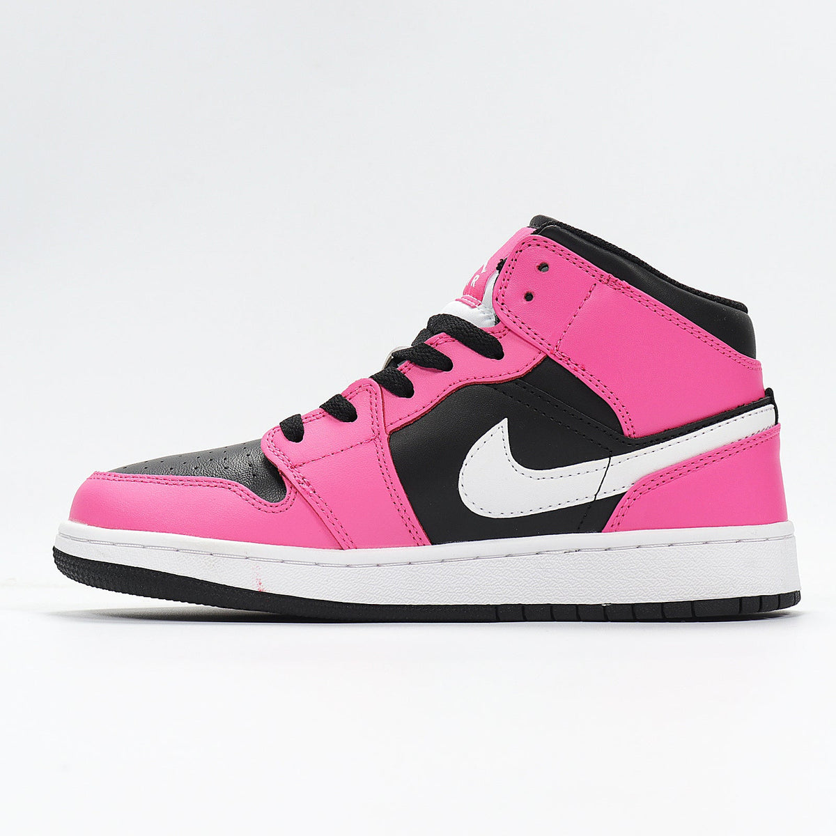 Jordan High-Top Sneakers Hot Pink Black White 555112-002
