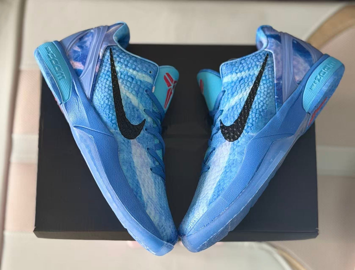 Nike Kobe 6 Basketball Shoes Blue Black