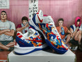 Nike Basketball Sneakers Blue White Multicolor