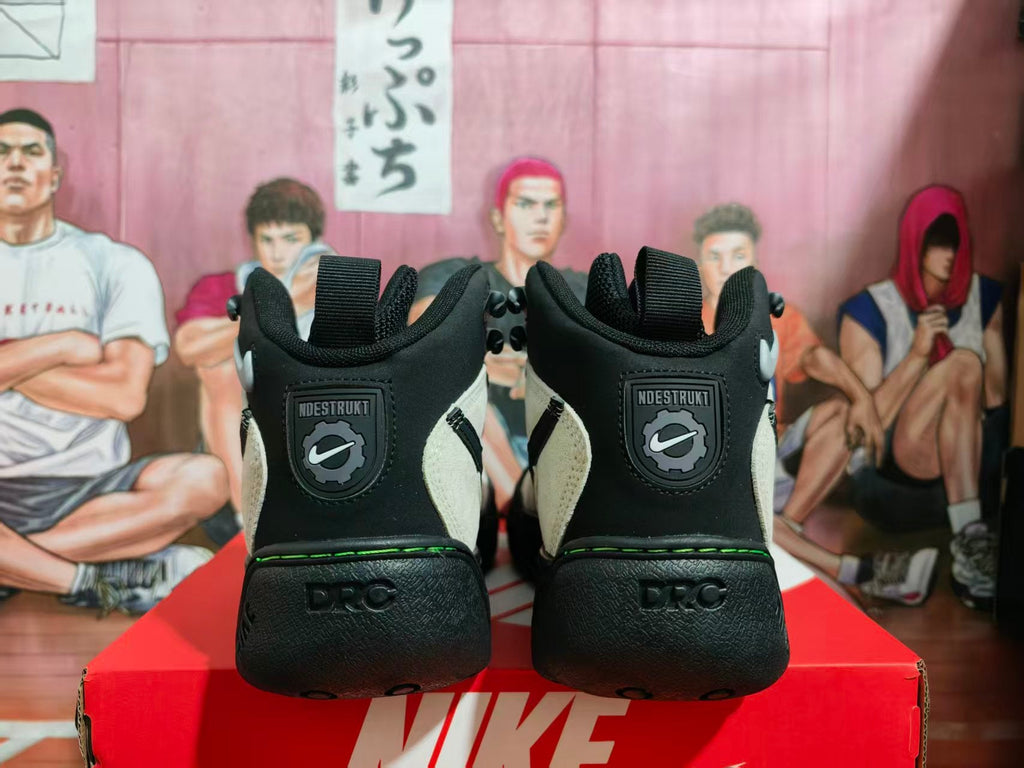 Nike Air Ndestrukt High-Top Sneakers Black Cream